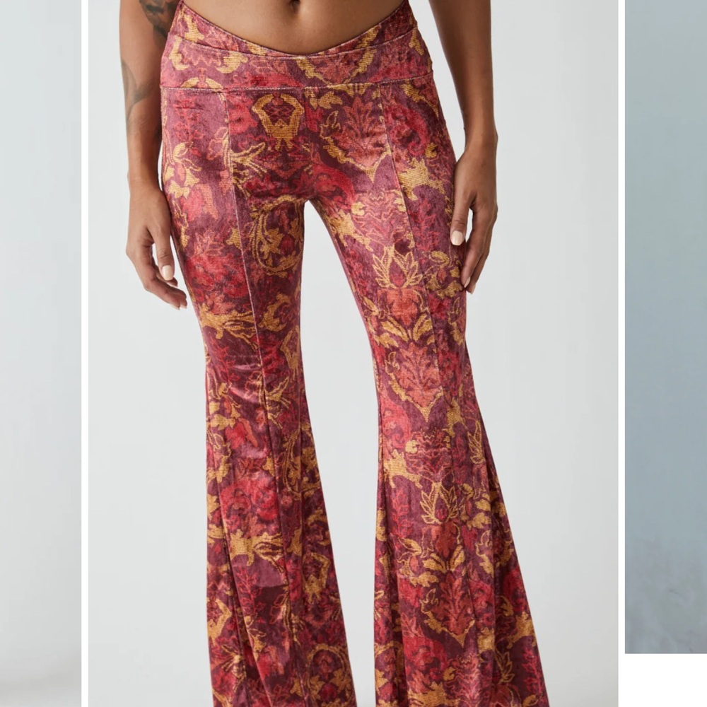Free People Hold Me Closer Pants - Picture 2 of 3